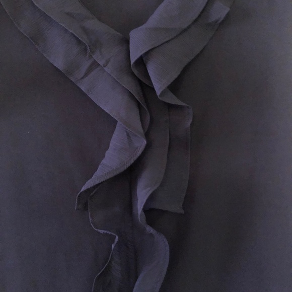 Beautiful navy blue blouse - Picture 2 of 6